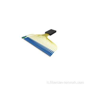 Splitter PLC in fibra ottica, tipo di scatola ABS